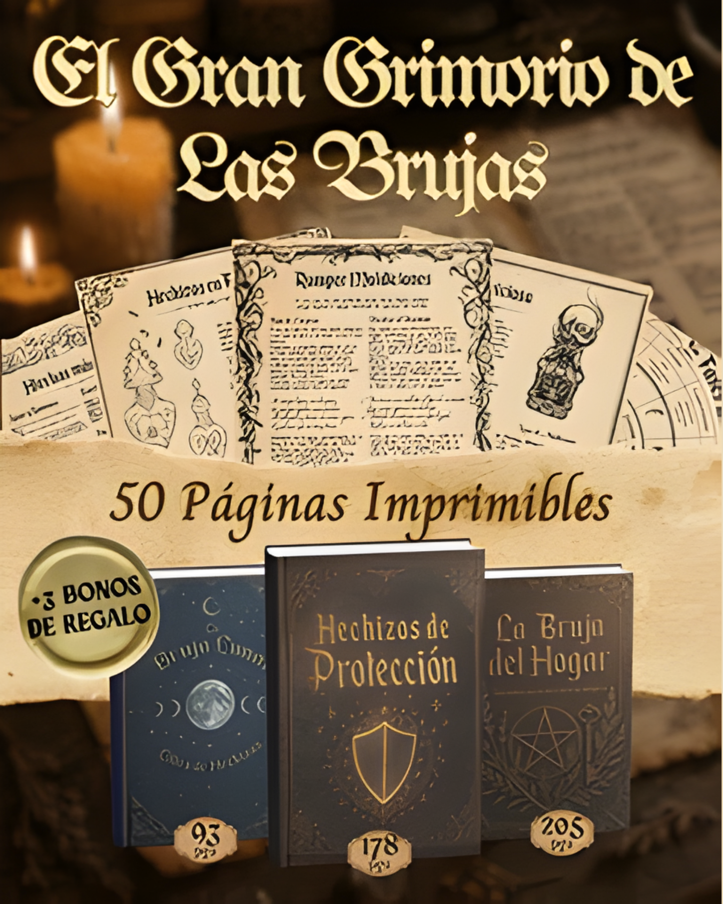 📜 El Gran Grimorio de las Brujas: Sabiduría Ancestral para la Práctica Moderna 🎁 +3 Bonus de Regalo